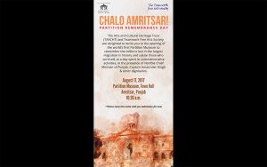 Partition of India Remembrance Day